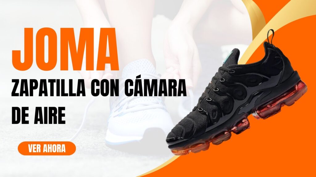 Zapatilla con cámara de aire