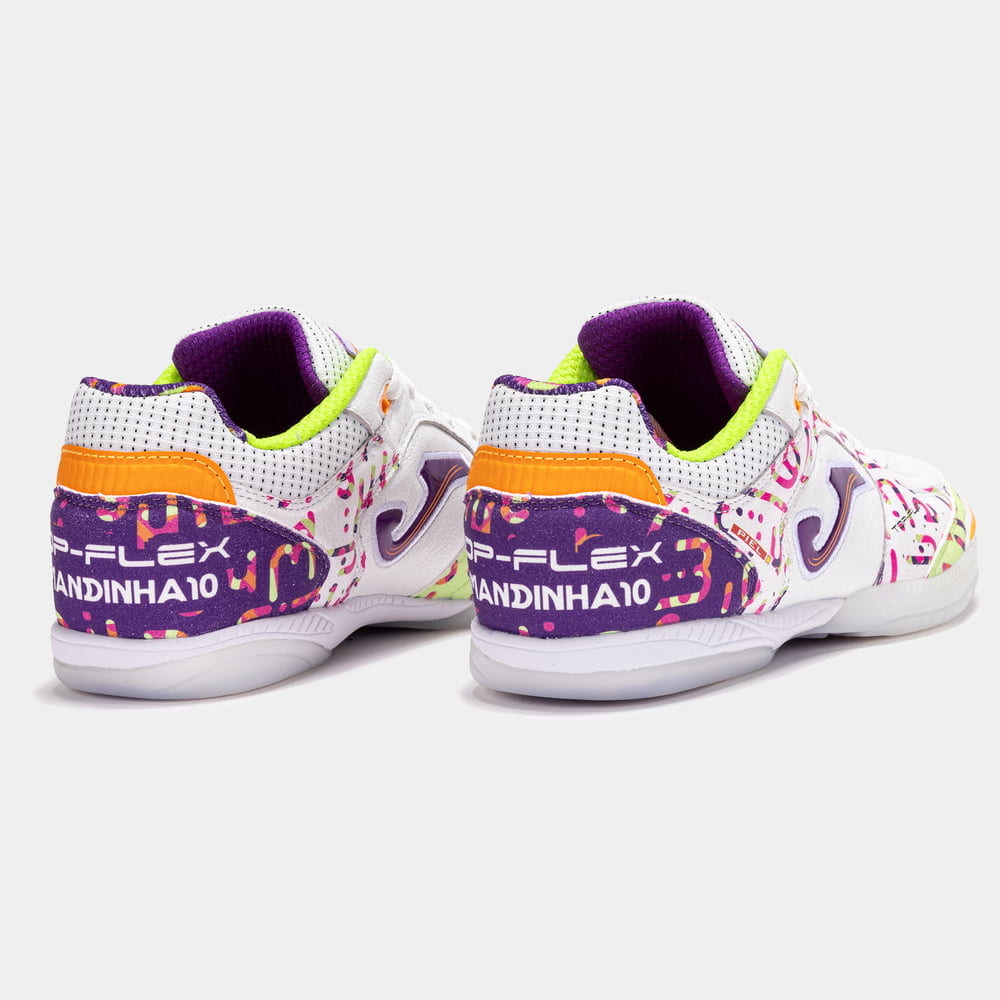 Zapatillas Futbol Sala Top Flex 2572 Amandinha IN Blanco Morado