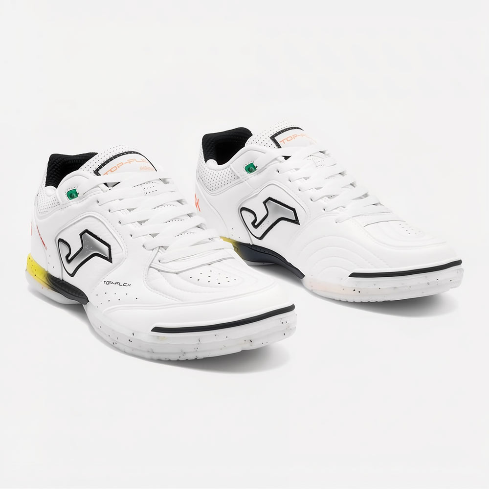 シューズ Joma TOP FLEX 2602 BLANK Zapatillas Futbol Sala Top Flex 2602 IN Blanco Negro