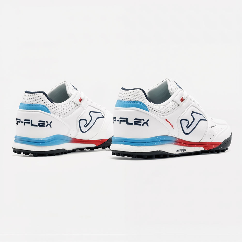 シューズ joma / TOP FLEX REBOUND 2602 IN (27.5) Zapatillas Futbol Top Flex Rebound 2602 TF Blanco Celeste Rojo