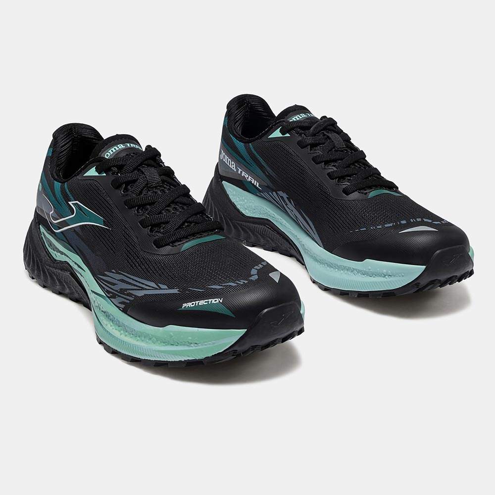Zapatillas Trail Running Tr-8 2601 ST Negro Verde Menta 37