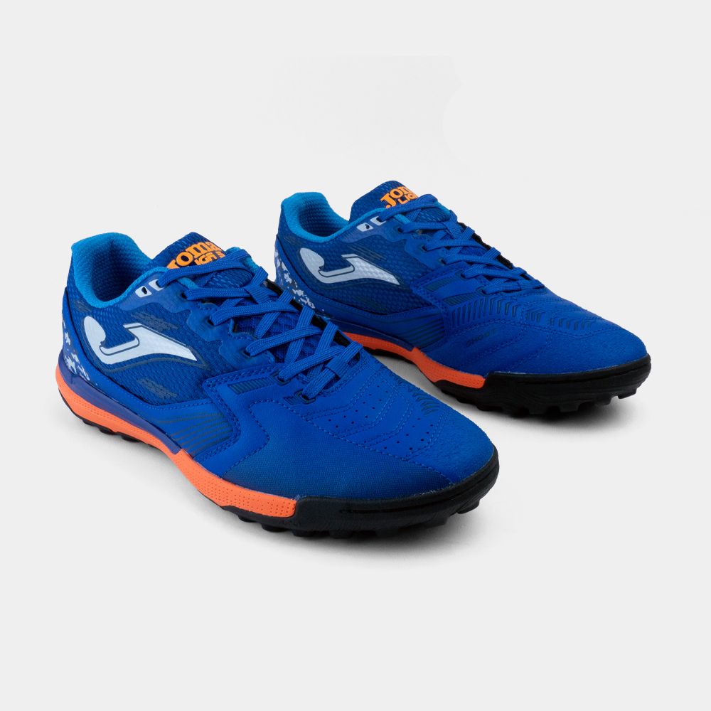 やま⚽️ Zapatillas Futbol Sala Liga 5 2604 TF Azul Royal Naranja