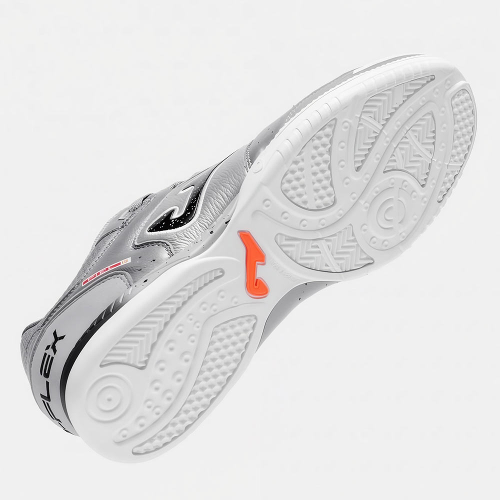 Zapatillas Futbol Sala Top Flex 2612 IN Gris Plata