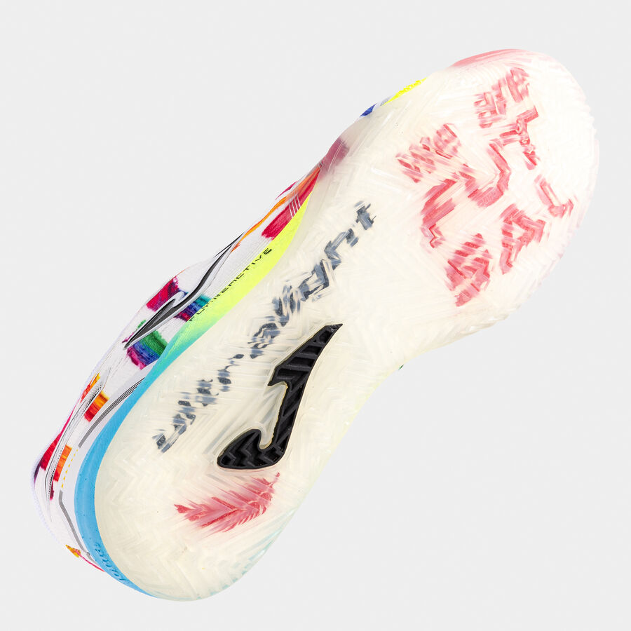 Zapatillas Futbol Sala Skilful Graffiti 2676 IN Blanco Muliticolor