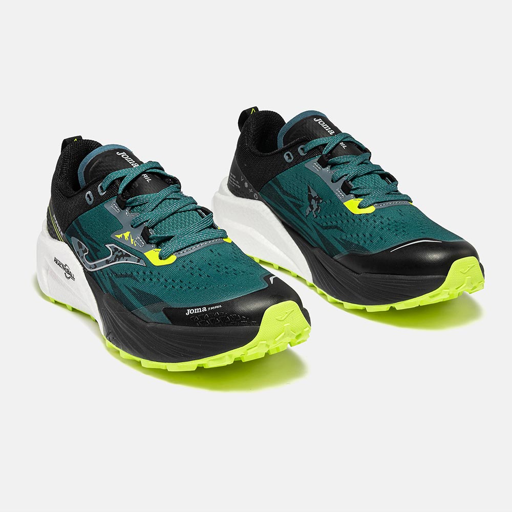 Zapatillas Trail Running Rase 2617 Verde Petróleo