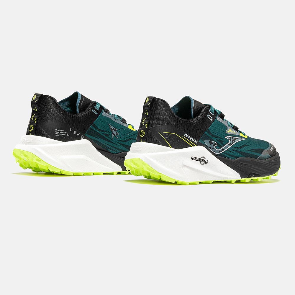 Zapatillas Trail Running Rase 2617 Verde Petróleo