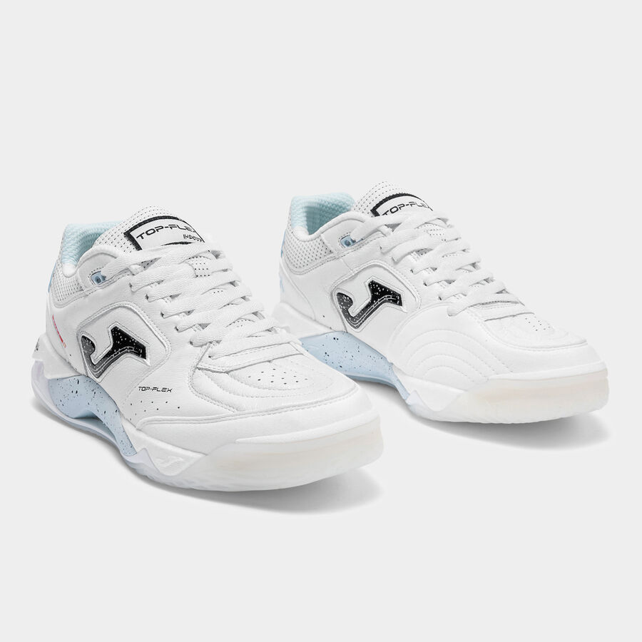 シューズ joma / TOP FLEX PLUS 2632 IN (25cm) Zapatillas Futbol Sala Top Flex Plus 2632 IN Blanco Celeste